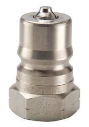 Parker H3-63 Valved Hydraulic Quick Connect Nipple 3/8 NPT Female